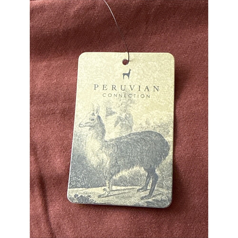 Peruvian Connection Cayenne Extreme T-Neck Top‎ Size Large NWT Turtleneck - Picture 3 of 8